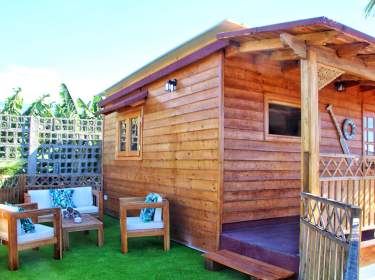 Ferienhaus mit doppelter Terrasse Ferienhaus mit doppelter Terrasse