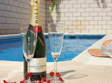 Ferienhaus mit privatem Pool